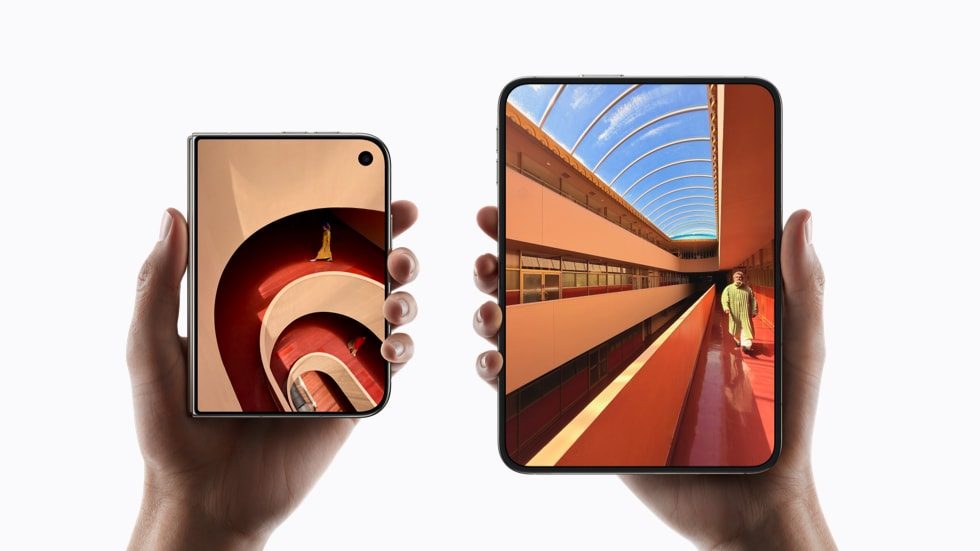 iPhone Duo: внешний экран 5,4 дюйма и внутренний экран 7,6 дюйма