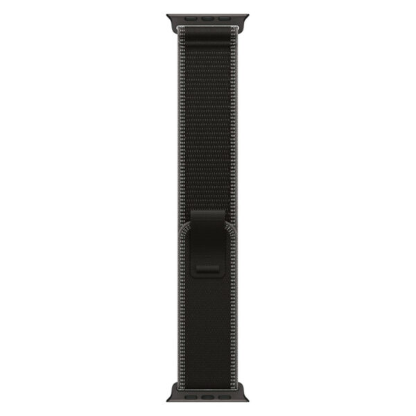 Apple Watch Ultra 3, 49 мм корпус из титана цвета Черный титан, ремешок Trail черного цвета