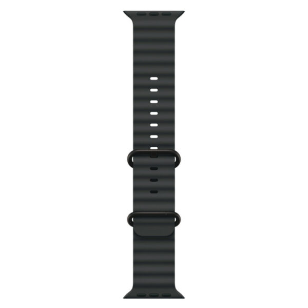 Apple Watch Ultra 3, 49 мм корпус из титана цвета Черный титан, ремешок Ocean черного цвета