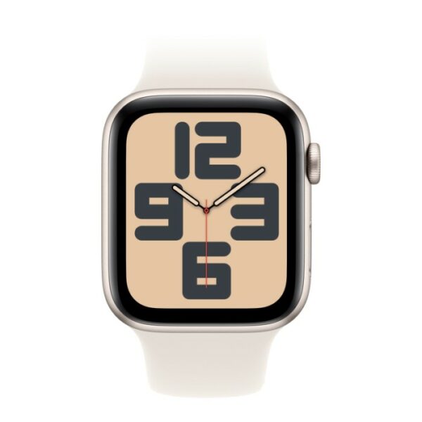 Apple Watch SE 2024, 40 мм корпус из алюминия Сияющая звезда, спортивный ремешок сияющая звезда