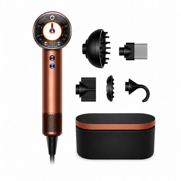 Фен Dyson Supersonic Nural HD16 для прямых волос Янтарный/Шелковый с кейсом