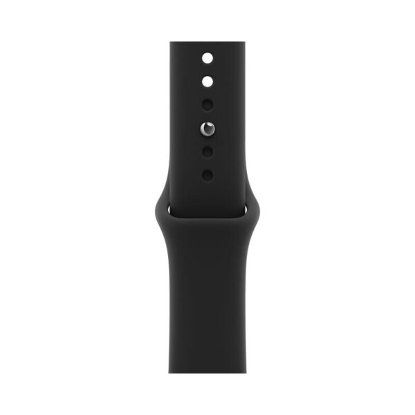 Apple Watch Series 12 46 мм корпус из алюминия черного, черный спортивный ремешок