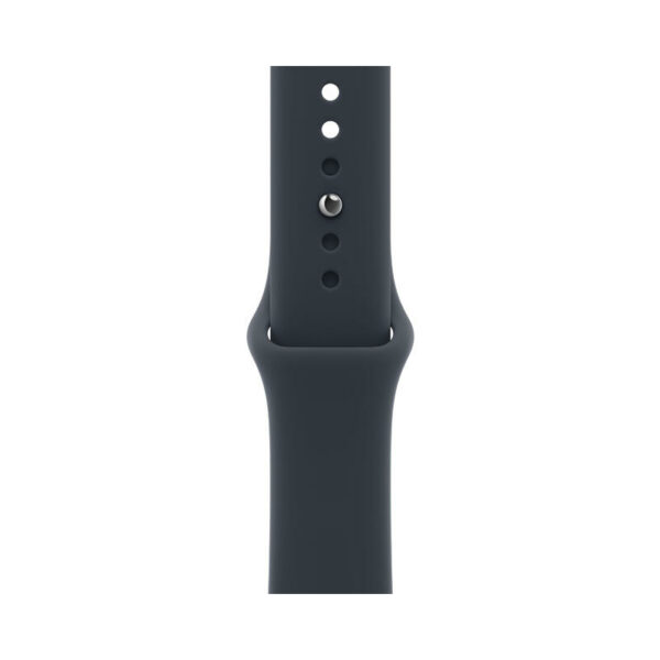 Apple Watch Series 12 42 мм корпус из алюминия серый космос, темно-синий спортивный ремешок