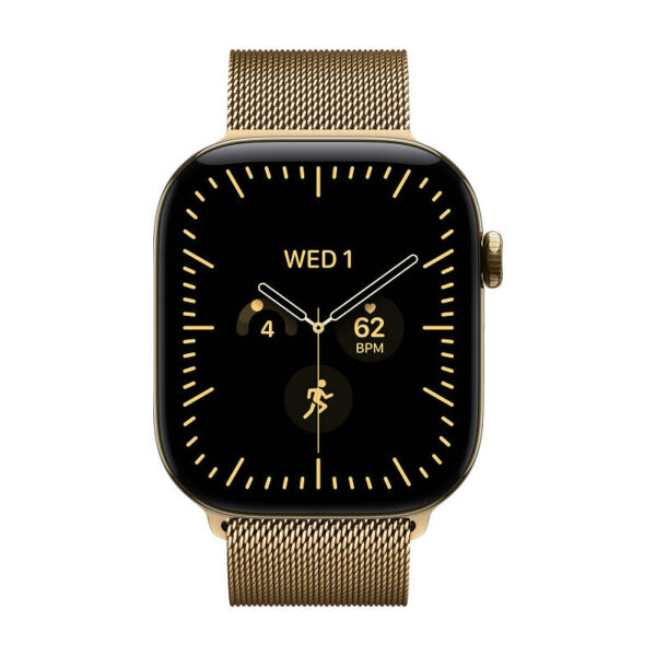 Apple Watch Series 12 42 мм корпус из титана золотистый, браслет миланская петля