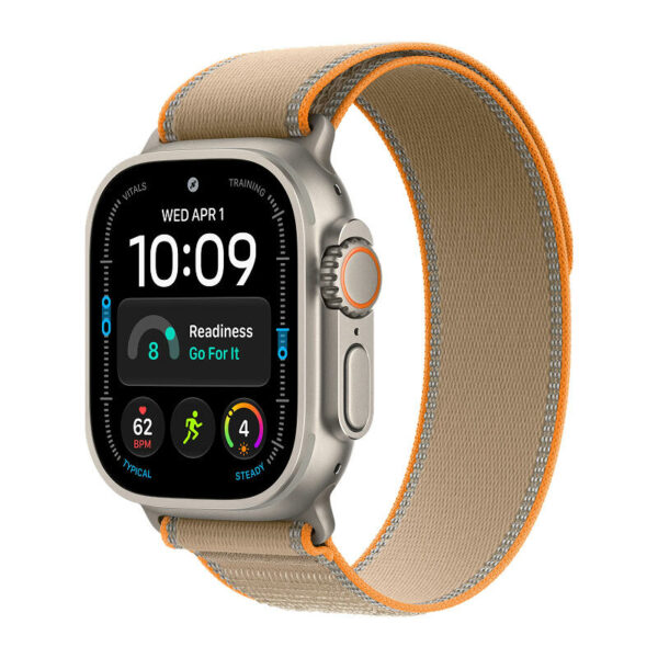 Apple Watch Ultra 4, 49 мм корпус из титана, ремешок Trail пустынный