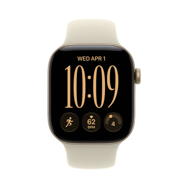 Apple Watch Series 12 42 мм корпус из алюминия золотистый, песочный спортивный ремешок
