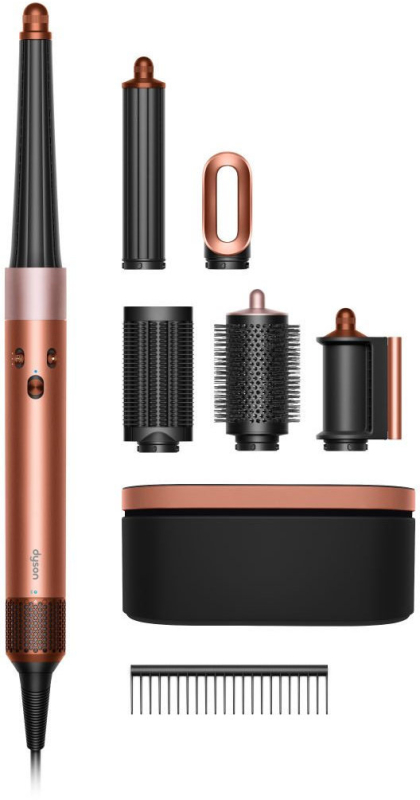 Стайлер Dyson Airwrap Complete Long i.d. HS08 (Straight+Wavy) для прямых волос Янтарный/Шелковый