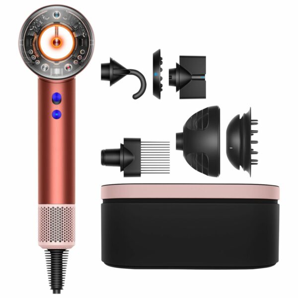 Фен Dyson Supersonic Nural HD16 для прямых волос Бронза/Розовый с кейсом